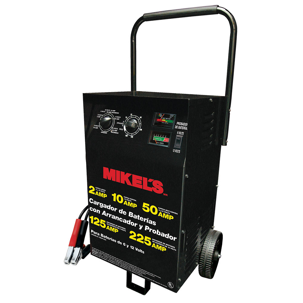 CARGADOR BATERIAS C/ARRANC Y PROBADOR 2/10/50/125/225 Amp - Mikels México,  tienda en línea Mikels