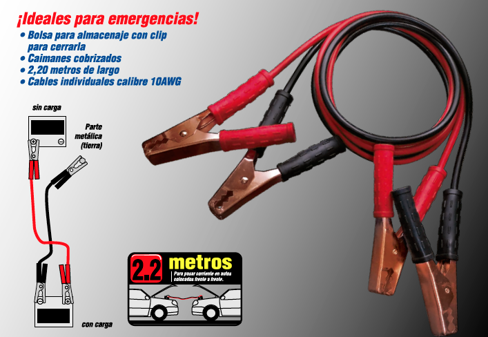Cables pasa corriente - Mikels México, tienda en línea Mikels