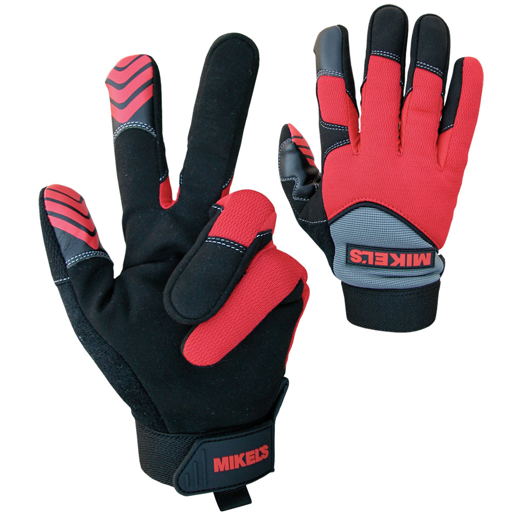 GUANTES P/MECANICO PIEL SINTETICA MEDIANO