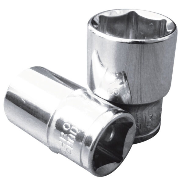 DADO CORTO 13 MM 6 PUNTOS CUADRO 1/4"