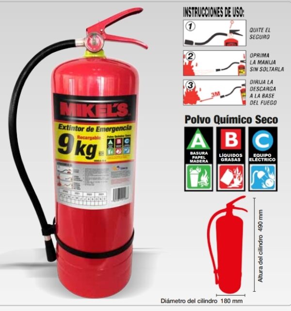 Extintor de Emergencia Recargable