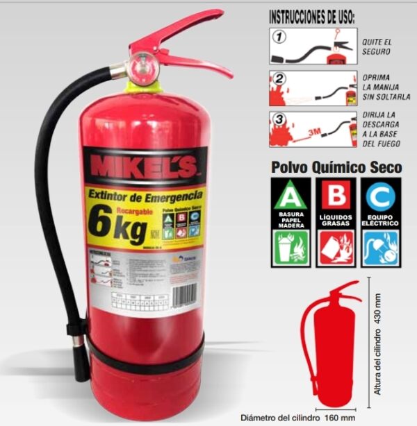 Extintor de Emergencia Recargable