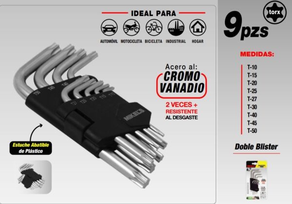 Juego de Llaves TORX