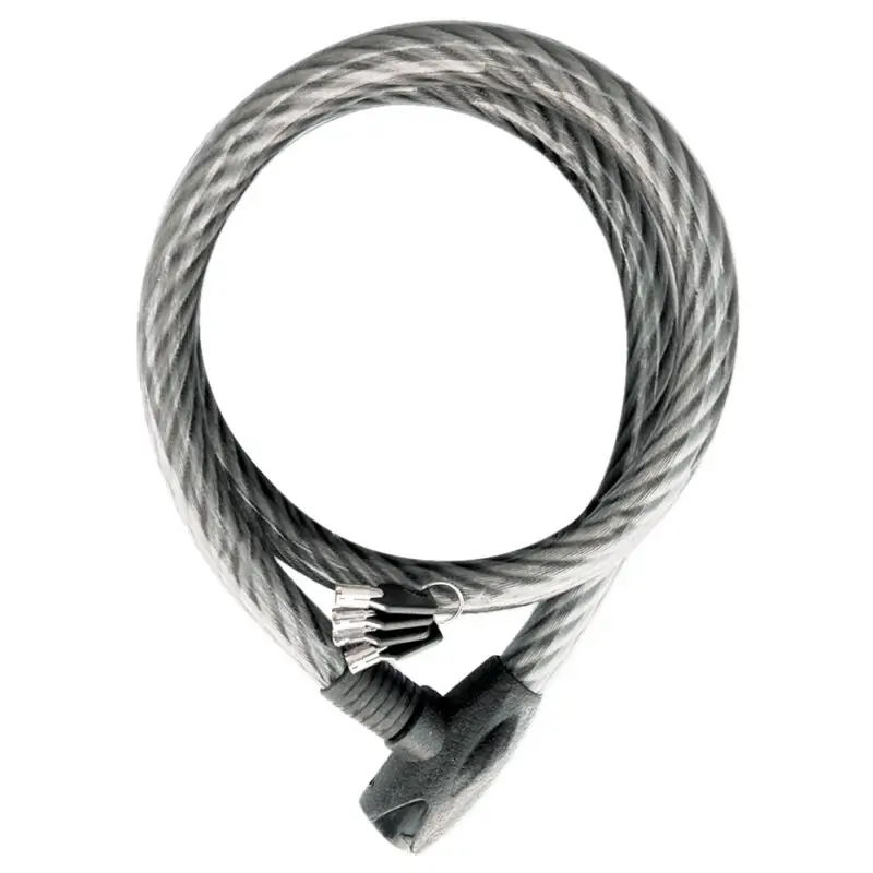 CABLE CANDADO FLEXIBLE HD LLAVE DE SEGURIDAD 1.5 m