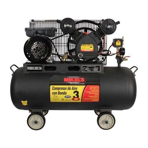 COMPRESOR DE AIRE 3 HP CON BANDA / 1270 rpm
