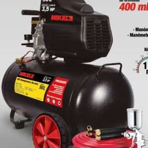 Compresor de aire 3.5hp con Kit neumático