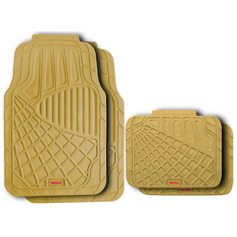 TAPETES DE LUJO DE HULE NBR BEIGE (CAMELLO)