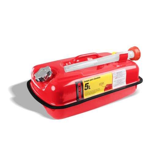 TANQUE PARA GASOLINA 5 l ACERO C/MANGUERA